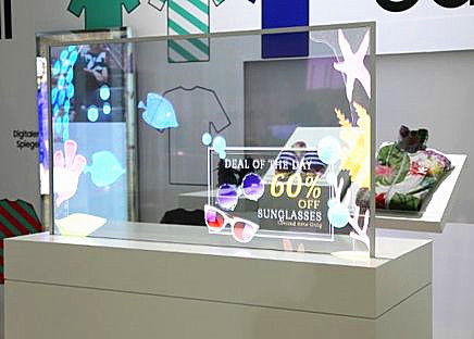 China Transparente OLED Anzeige Maystar MS1 für Einkaufszentren des großen Umfangs fournisseur