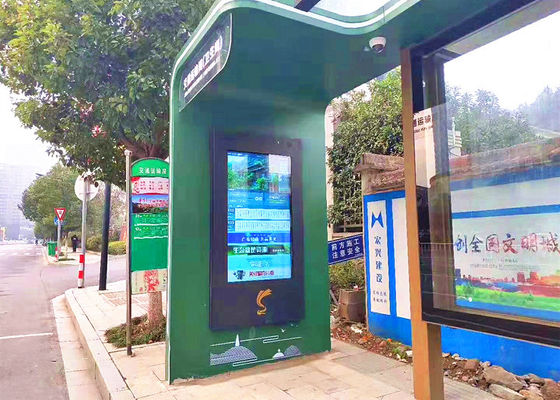 China Große digitale Beschilderung im Freien zeigt Entschließung 1920*1080 für Bushaltestelle-Werbung an fournisseur