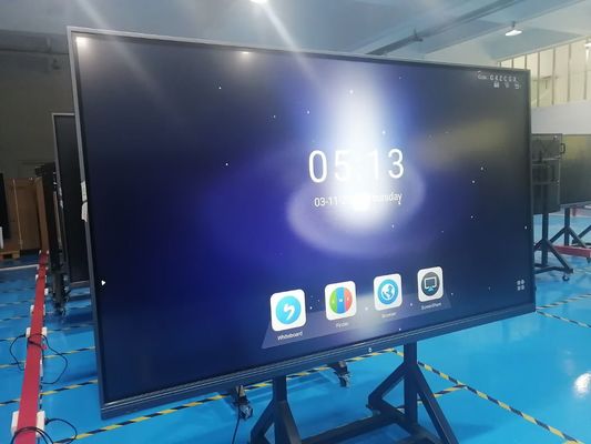 China Flache Infrarot-Ray Smart Fernsehtouch Screen Kiosk-Anzeige 65 Zoll 98 Zoll fournisseur