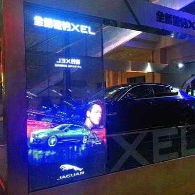 China LED-Anzeigen-transparentes ultra dünnes der hohen Auflösung HD für Handelsgebäude fournisseur