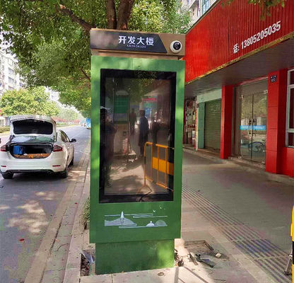 China Allgemeiner Staub-Beweis digitaler Beschilderung Androids Windows im Freien für Bushaltestelle-Werbung fournisseur