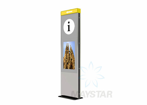 Wechselwirkender Kiosk der digitalen Beschilderung im Freien 15 Zoll ~84 Zoll-Platten-Größe zu Wayfinding-Zweck fournisseur