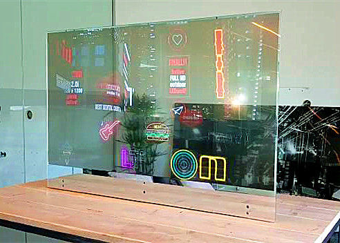 Kundengebundene Größe OLED klar zeigen an,/horizontale transparente OLED-Platte fournisseur